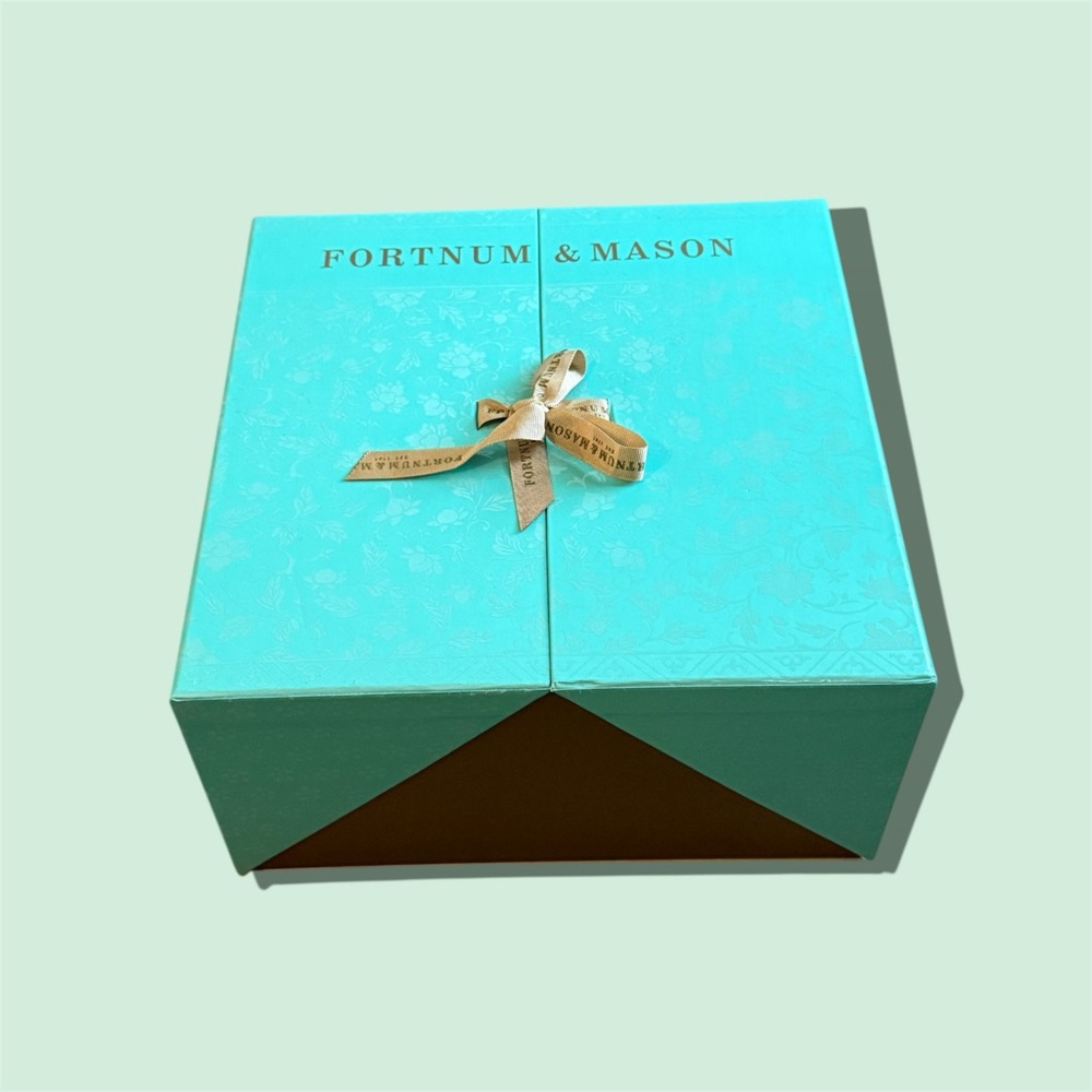 Fortnum & Mason Turquoise Empty Gift Box